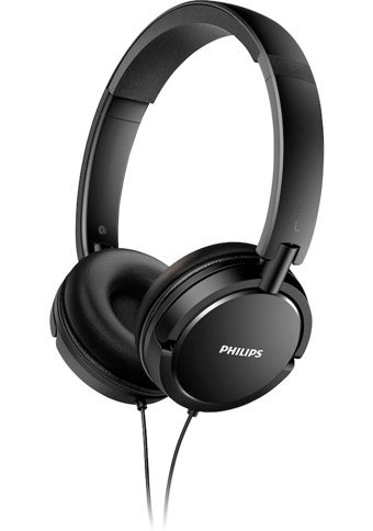 Philips HL5000/00 3.5 mm Gürültü Önleyici Mikrofonlu Kablolu Kulak Üstü Kulaklık Siyah