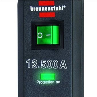 Brennenstuhl Eco-Line 6'lı Soket 1.5 metre Kablolu Tekli Akım Korumalı Priz