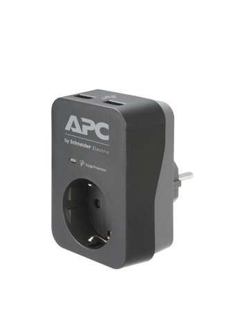 Apc By Schneider Electric Pme1Wu2B-Gr Tekli Soket 2'li USB Kablosuz Tekli 680 J Akım Korumalı Priz