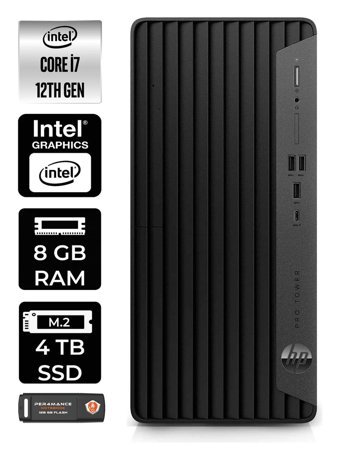 HP Pro Tower 400 G9 6U3M9EA Dahili Intel UHD Graphics Intel Core i7 12700 8 GB Ram 4 TB SSD Tower Windows 11 Pro Masaüstü Bilgisayar + PER4 BELLEK