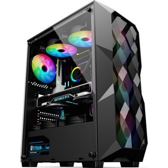 Izoly LATİOS Harici GeForce RTX 2060 Super Intel Core i5 12400F 16 GB Ram 256 GB SSD Tower FreeDos Masaüstü Bilgisayar