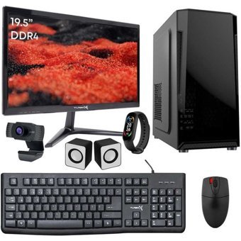 Turbox TX5390 Harici GeForce RTX 3060 Ti Intel Core i3 9100 8 GB Ram DDR4 256 GB SSD Tower FreeDos 19.5 inç Monitörlü Masaüstü Bilgisayar