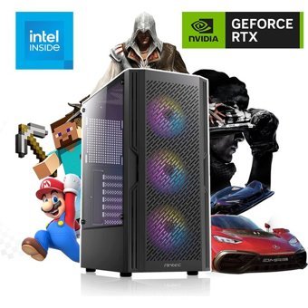 Vizyon Bilgisayar VİZY10 DG4070I Harici GeForce RTX 4070 Intel Core i5 13400F 16 GB Ram DDR5 512 GB SSD Tower FreeDos Masaüstü Bilgisayar