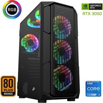 Xaser XSR566 Harici GeForce RTX 3050 Intel Core i5 12400F 16 GB Ram 1 TB SSD Tower FreeDos Masaüstü Bilgisayar