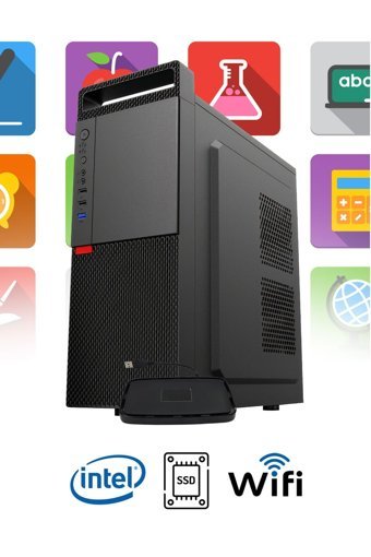 Ramtech WORKForce WF132 Harici GeForce RTX 3060 Ti Intel Core i5 4590 8 GB Ram 256 GB SSD Tower FreeDos Masaüstü Bilgisayar