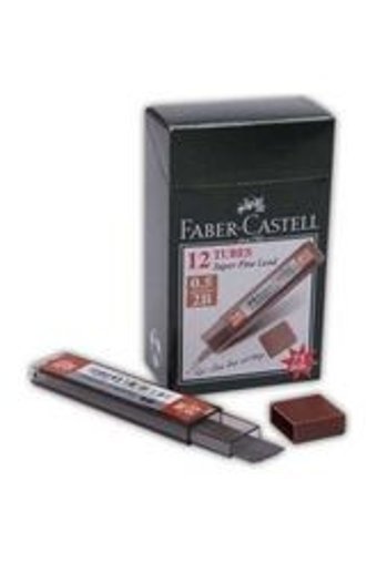 Faber-Castell 2B 0.5 mm 20'li Gri Kalem Ucu 5 Adet