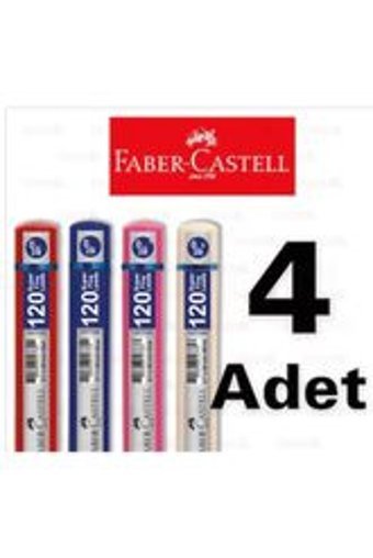 Faber-Castell 2B 0.5 mm 120'li Gri Kalem Ucu 3 Adet