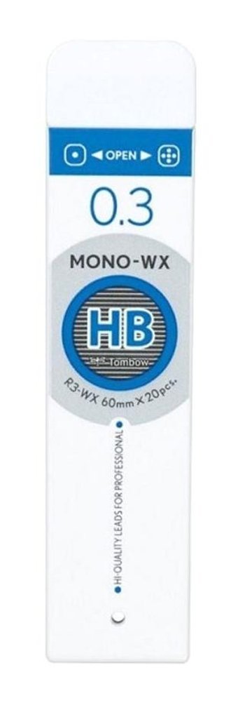 Tombow Mono-VX HB 0.3 mm 12'li Siyah Kalem Ucu 5 Adet