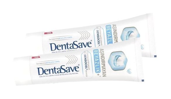 Dentasave Aşındırmayan Florürlü Diş Macunu 2x75 ml