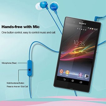 Sony Mdr-Ex15Ap Silikonlu Mikrofonlu 3.5 Mm Jak Kablolu Kulaklık Pembe