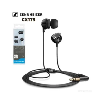 Sennheiser Cx175 Silikonlu Mikrofonlu 3.5 Mm Jak Kablolu Kulaklık Siyah