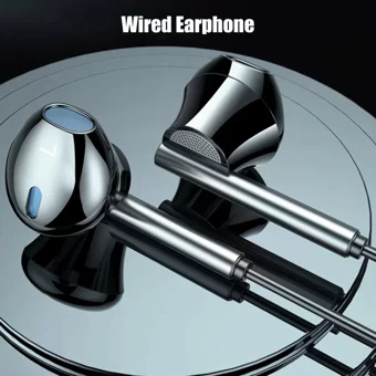 Fertiong M25 Mikrofonlu Örgülü 3.5 Mm Jak Kablolu Kulaklık Siyah