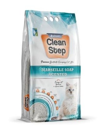 Clean Step Topaklanan İnce Taneli Aktif Karbonlu Bentonit Kedi Kumu 5 lt