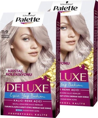 Palette Deluxe 11-9 Kuvars Pembesil Krem Saç Boyası 50 ml