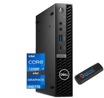 Dell Optiplex 7010MFF NN008O7010MFFP16 Dahili Intel UHD Graphics 770 Intel Core i7 13700T 16 GB 2 TB Windows 11 Pro Mini Pc + Zetta USB Flash Bellek