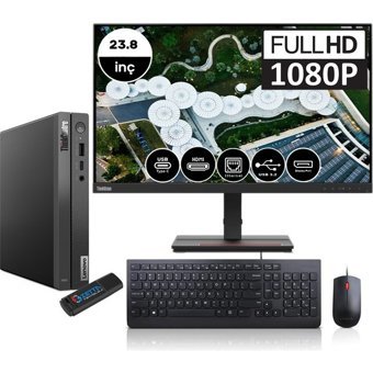 Lenovo ThinkCentre Neo 50Q Gen 4 12LN0048TRMP06 Dahili Intel UHD Graphics Intel Core i5 13420H 32 GB 2 TB Windows 11 Pro Mini Pc + Zetta USB Flash Bellek