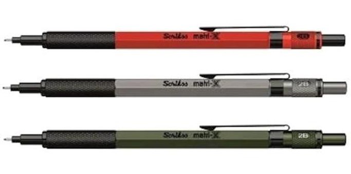 Scrikss Matri-X Silgili Metal Metalik Gri 0.5 mm Versatil Kalem