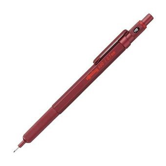 Rotring 600-2114265 Silgili Krom Metalik Kırmızı 0.7 mm Versatil Kalem