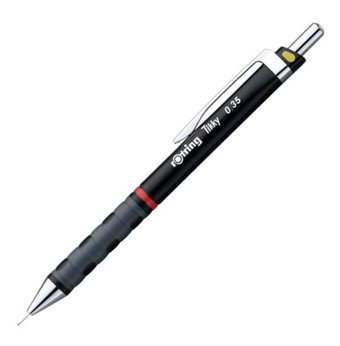 Rotring Tikky Rd 1904694 Silgili Metal Metalik Siyah 0.35 mm Versatil Kalem