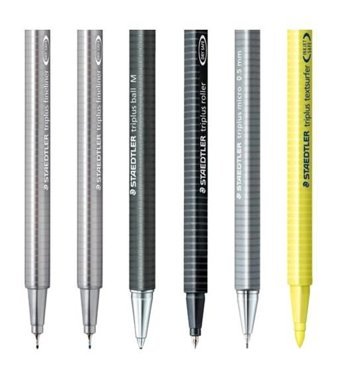 Staedtler Silgili Plastik Metalik Çok Renkli 0.4 - 0.5 - 0.7 mm Versatil Kalem