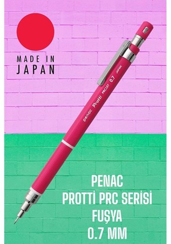 Penac Protti Metal Metalik Fuşya 0.7 mm Versatil Kalem