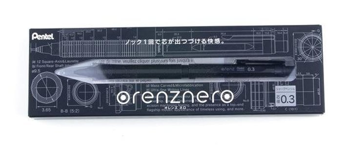 Pentel Orenz Nero Silikon Metalik Siyah 0.3 mm Versatil Kalem