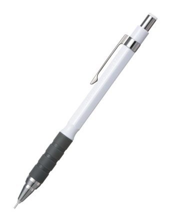 Tombow SH-300 Silgili Plastik Metalik Beyaz 0.7 mm Versatil Kalem