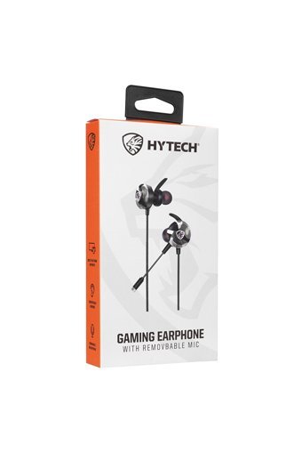 Hytech Hy-Gk4 Silikonlu Mikrofonlu 3.5 Mm Jak Kablolu Kulaklık Siyah