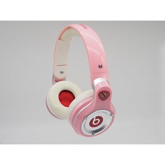 Beats Silikonlu 3.5 Mm Jak Kablolu Kulaklık Toz Pembe