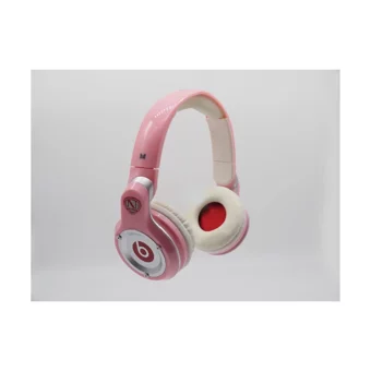 Beats Silikonlu 3.5 Mm Jak Kablolu Kulaklık Toz Pembe