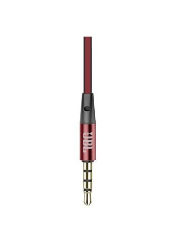 Jbl T180A Silikonlu Mikrofonlu 3.5 Mm Jak Kablolu Kulaklık Kırmızı