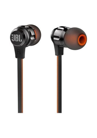 Jbl T180A Silikonlu Mikrofonlu 3.5 Mm Jak Kablolu Kulaklık Siyah