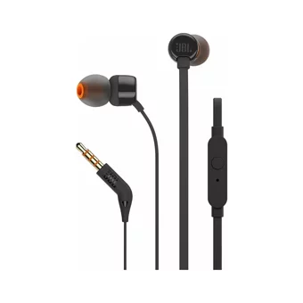 Jbl T160 Silikonlu Mikrofonlu 3.5 Mm Jak Kablolu Kulaklık Siyah