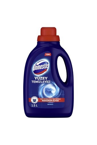 Domestos Okyanus Kokulu Yüzey Temizleyici 1.5 lt + Hijyenik Köpük Banyo Mutfak Çamaşır Suyu 2x450 ml