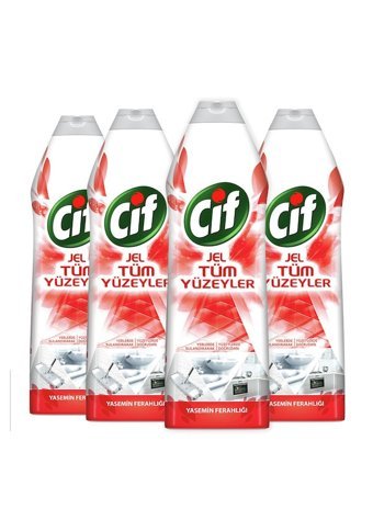 Cif Yasemin Ferahlığı Kokulu Yüzey Temizleyici 4x750 ml