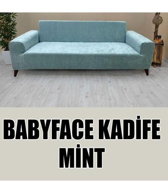 Kılıfsan Babyface Pamuklu - Polyester Süngersiz Giydirmeli Lastikli Kaymaz Bej Tekli Koltuk Örtüsü 140 cm