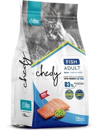 Chedy Balık Az Tahıllı Yetişkin Kuru Kedi Maması 1.5 kg