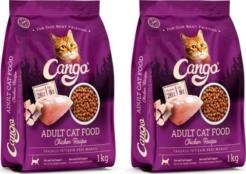 Cango For Our Best Friends Tavuk Az Tahıllı Yetişkin Kuru Kedi Maması 2x1 kg