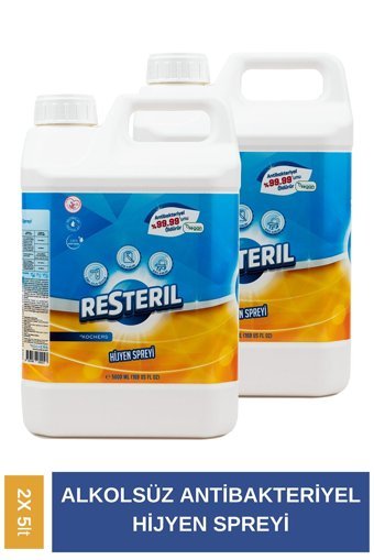 Resteril Antibakteriyel Banyo ve Mutfak Yüzey Temizleyici 2x5 lt