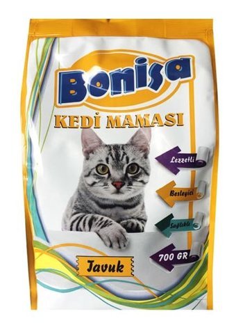 Bonisa Tavuk Tahıllı Yetişkin Kuru Kedi Maması 700 gr