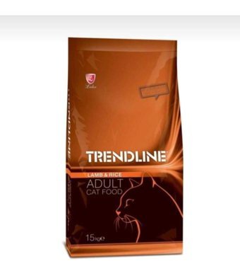 Trendline Kuzu Eti-Pirinç Az Tahıllı Yetişkin Kuru Kedi Maması 15 kg