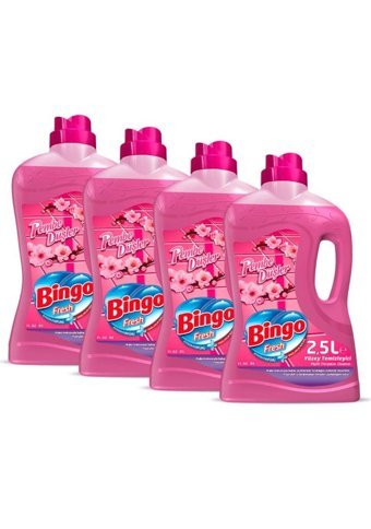 Bingo Pembe Düşler Kokulu Yüzey Temizleyici 4x2.5 lt