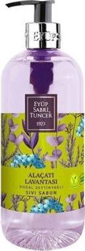 Eyüp Sabri Tuncer 1923 Alaçatı Lavantası Alkolsüz Antibakteriyel Organik Nemlendiricili Parabensiz Vegan 12'li 1.5 lt Sıvı Sabun