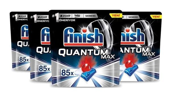 Finish Quantum Max Tablet Bulaşık Makinesi Deterjanı 4x85 Adet