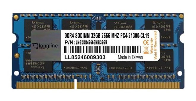 Longline LNGDDR42666NB 32 GB DDR4 1x32 2666 MHz Ram