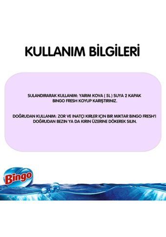 Bingo Lavanta Çiçekleri Kokulu Yüzey Temizleyici 4x2.5 lt