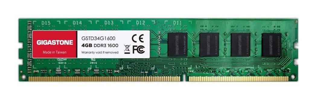 Gigastone 4 GB DDR3 1x4 1600 MHz Ram