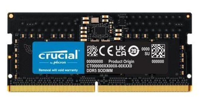 Crucial NTB CT12G56C46S5 CL46 12 GB DDR5 1x12 5600 MHz Ram