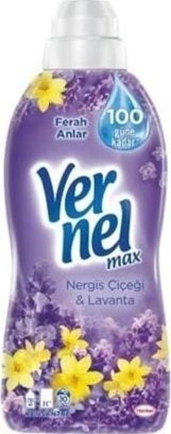 Vernel Max Konsantre Nergis Çiçeği-Lavanta Yumuşatıcı 2x1.44 lt