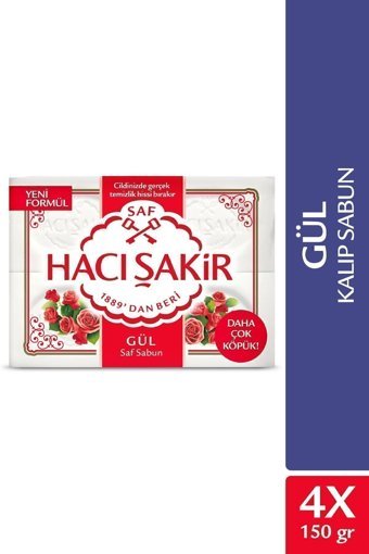 Hacı Şakir Organik Gül Sabun 4x150 gr